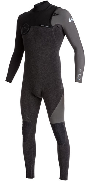 2018 Quiksilver Highline Series 3/2mm Zipperless Wetsuit JET BLACK EQYW103050