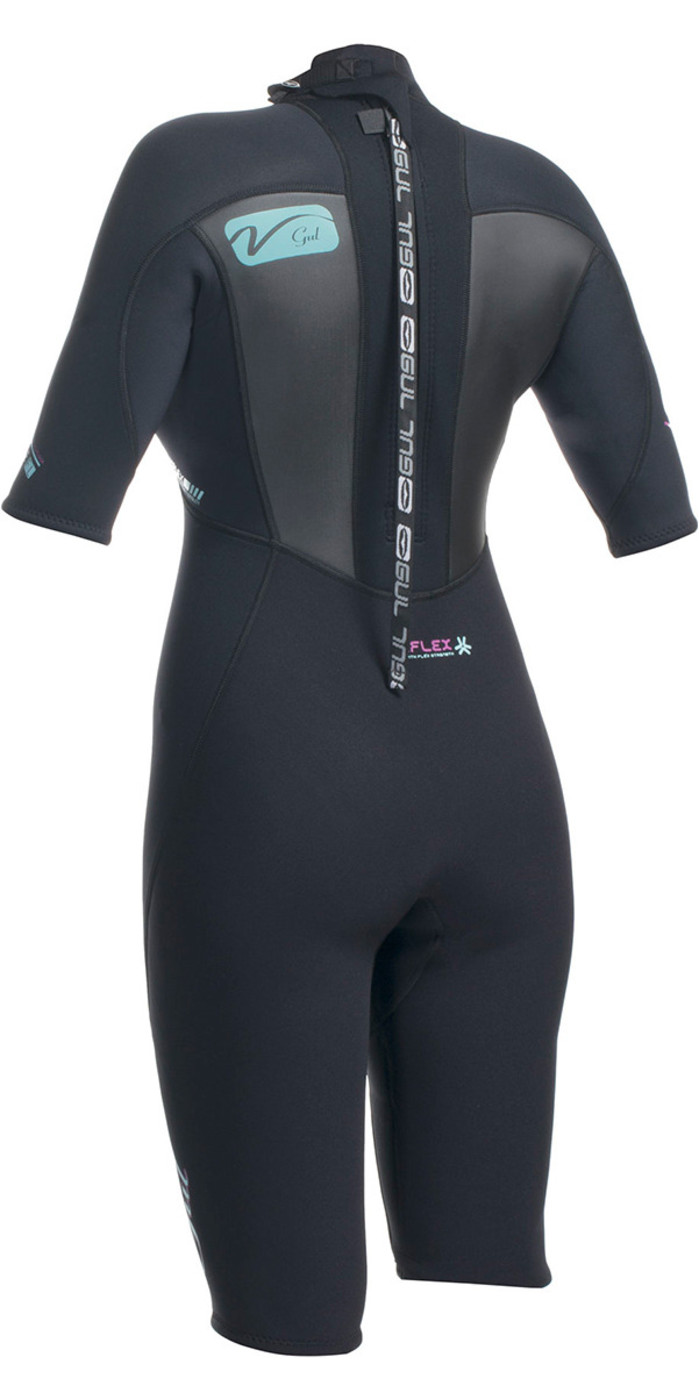 Gul Response 3/2mm Ladies Shorty Black RE3318 Wetsuits Shorty