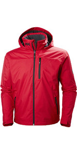 2022 Helly Hansen Hooded Crew Mid Layer Jacket Red 33874
