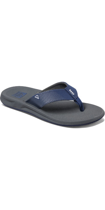 reef navy blue flip flops