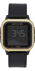 Rip Curl Next Tide Leather Watch Gold A1141