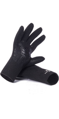 2023 Rip Curl Dawn Patrol 3mm Neoprene Gloves WGLYBM - Black