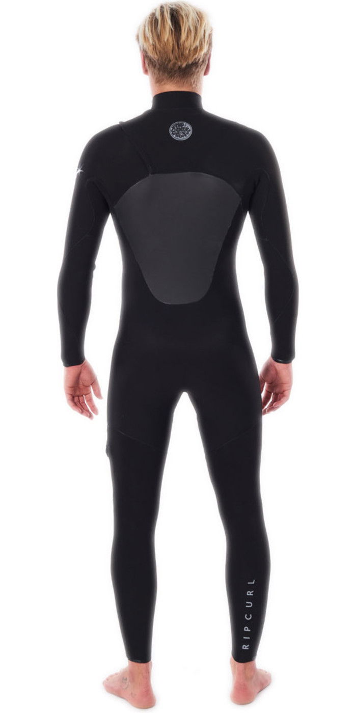 2021 Rip Curl Mens Flashbomb 5/3mm Chest Zip Wetsuit WSTYDF Black