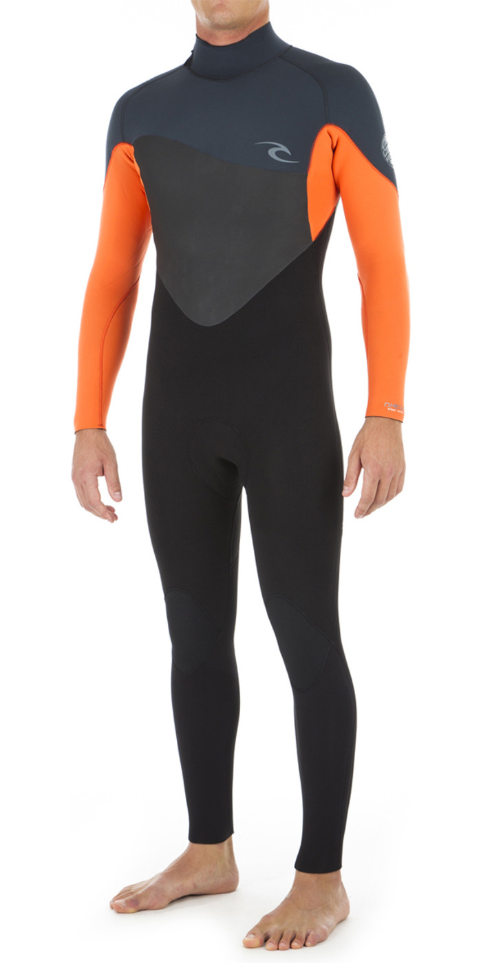 2020 Rip Curl Omega 4/3mm Back Zip Wetsuit ORANGE WSM8JM Wetsuits