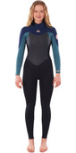 2021 Rip Curl Womens Omega 4/3mm Back Zip Wetsuit WSM9CW - Green
