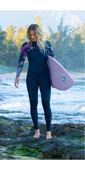 2021 Roxy Womens 4/3mm Pop Surf Chest Zip Wetsuit ERJW103062 - Black