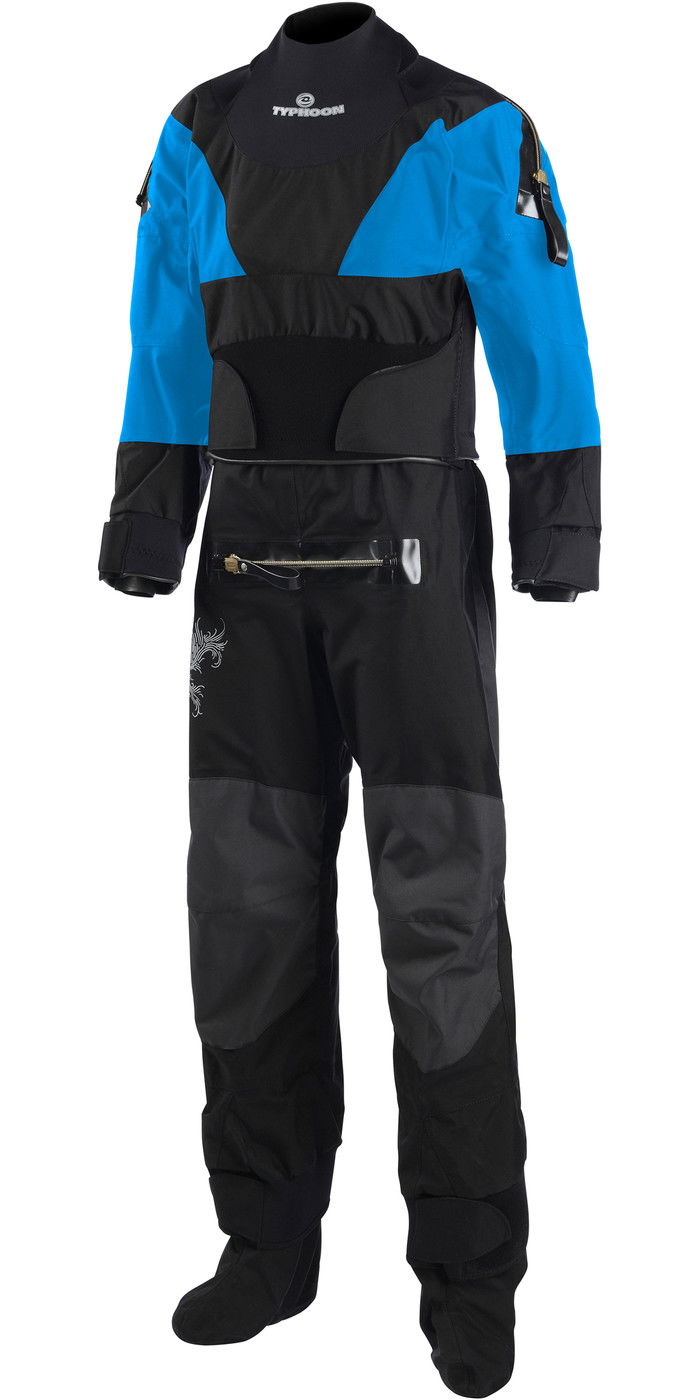 Typhoon Multisport Extreme Latex Ladies Drysuit Con Zip Inc FLEECE