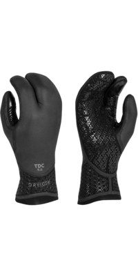 2024 Xcel Drylock 5mm 3 Finger Wetsuit Gloves ACV57387 - Black