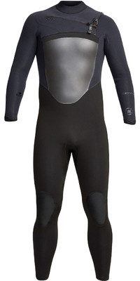 2023 Xcel Mens Drylock 5/4mm Chest Zip Wetsuit MC54DRY0 - Black