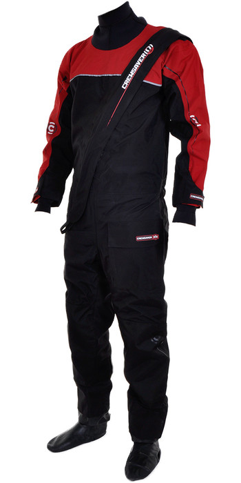 Crewsaver Cirrus Drysuit in Black / RED 6515 - SUIT ONLY - Drysuits ...