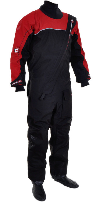 Crewsaver Cirrus Drysuit in Black / RED 6515 - SUIT ONLY - Drysuits ...