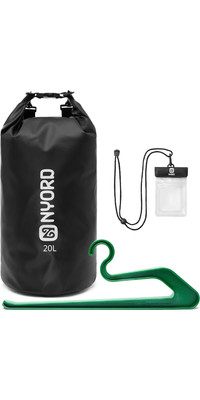 2023 Nyord Dry Bag, Wetsuit Hanger & Key Case Bundle DBNWH - Black