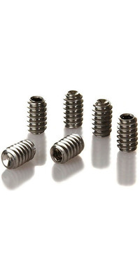 2024 Northcore FCS Compatible Fin Screws x 6 NH02 - Silver