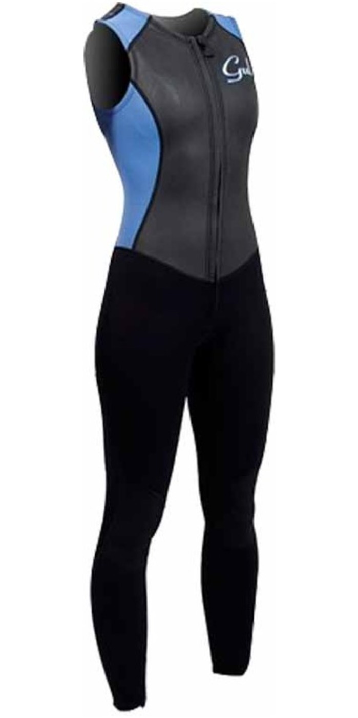 Gul Response 3mm LADIES Long Jane Wetsuit Black/Blue RE4304/RE4311