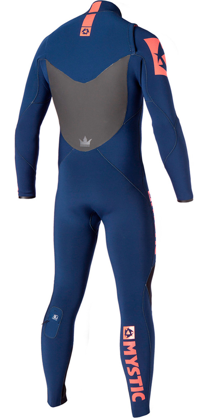 Mystic Majestic 5/3mm Chest Zip Wetsuit Navy 150005 Wetsuits 5mm