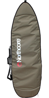 2023 Northcore Aircooled Board Jacket Shortboard Bag 6'8 NOCO27 - Olive Green