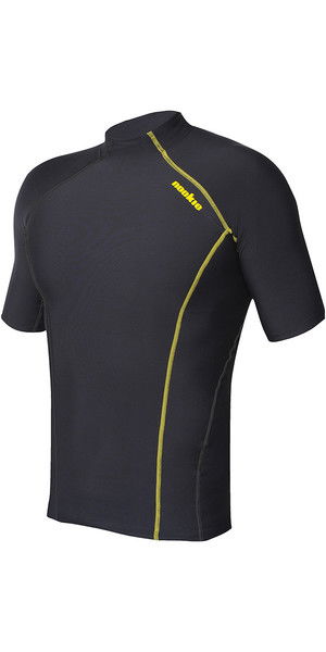 2019 Nookie Thermal Base Softcore Short Sleeve Top Black / Yellow TH50
