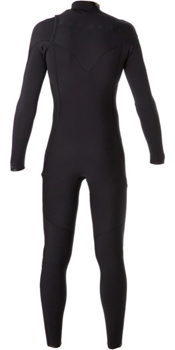 2014 Rip Curl EBomb Pro 4/3mm ZIP FREE Steamer Wetsuit in BLACK/Red