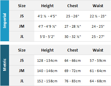 Gill Junior Drysuits 19 0 Size Chart