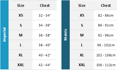 Gul Mens Rash Neo Vests 19 Mens Size Chart