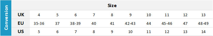 Neil Pryde Adult Footwear 19 0 Size Chart